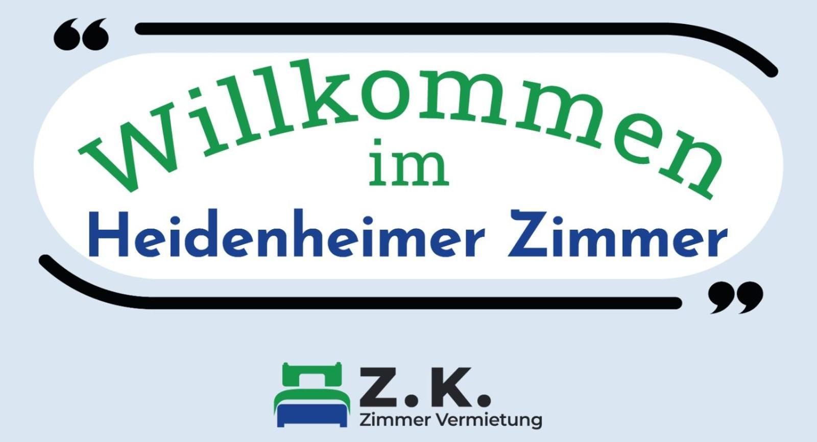 Heidenheimer Zimmer Extérieur photo